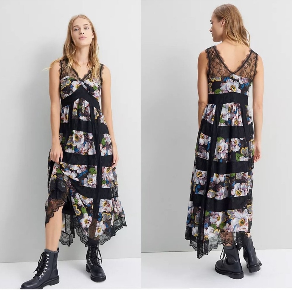 Anthropologie NEW!  Kasondra Lace Maxi Dress SZ12P NWT